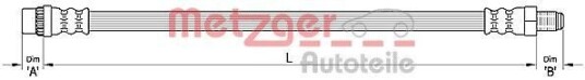 Bremseslange METZGER 4110374 Bremseslange METZGER 4110374