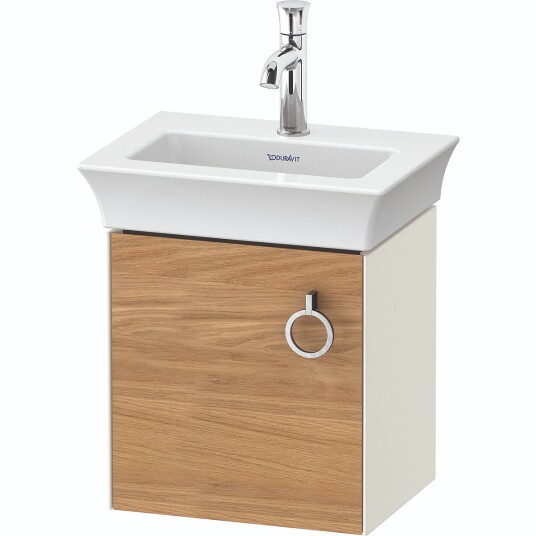 Duravit White Tulip Servantskap m/1 dør 38,4x29,8x41 cm Eik/Nordisk Hvit Høygl.