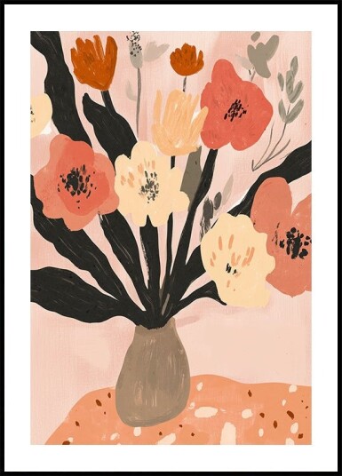 Blooming Serenity Plakat Plakat / 40x50cm Blooming Serenity Plakat Plakat / 40x50cm