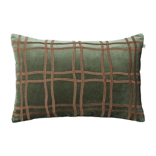 Chhatwal & Jonsson Tattersall putevar 40 x 60 cm Forest green-cognac Chhatwal & Jonsson Tattersall putevar 40 x 60 cm Forest green-cognac