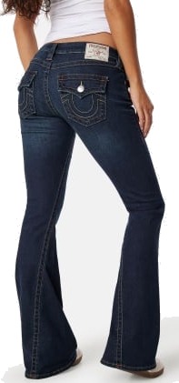True Religion Joey Low Rise Flare Muddy Waters 27