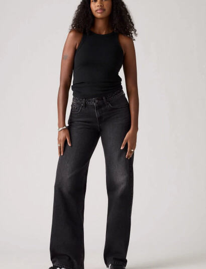 Levi"s® Low Loose Tech Storm Black 26 x 30