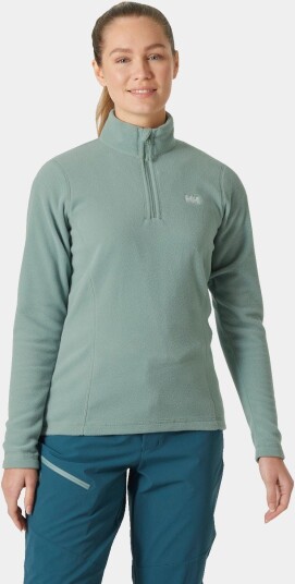 Helly Hansen Dame Daybreaker 1/2 Glidelås Lett Fleece Grønn L