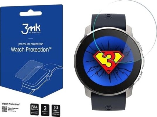 3mk Watch Protection v. FlexibleGlass Hybrid Glass - Suunto 9 Peak
