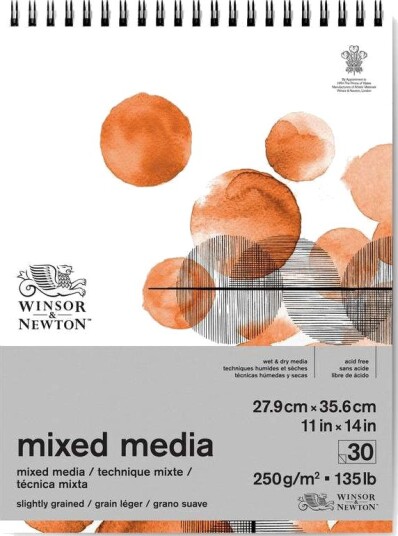Winsor & Newton Mixed Media Blokk 250 g 28x36 cm 30 Ark