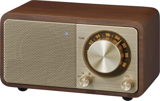 Sangean WR-7 Plus Bluetooth FM-radio med USB-C i Valnøtt Sangean WR-7 Plus Bluetooth FM-radio med USB-C i Valnøtt