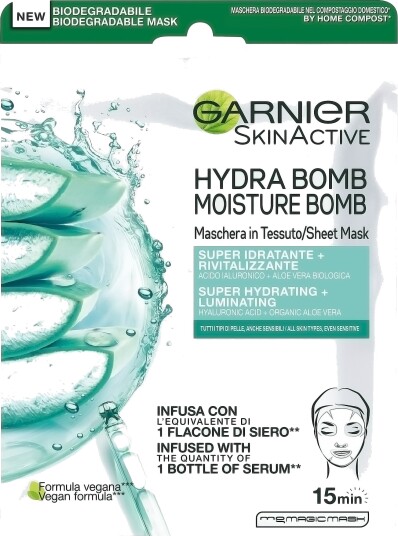 Garnier Moisture Bomb Aloe Sheet Mask 28 g