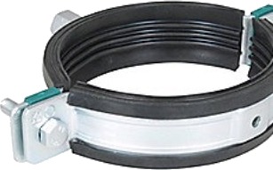 Walraven Hd1501 Rørb. 15 19Mm Bup Svær 2 Skrue Rørbøjle Med Epdm Og 1/2"" Gevind