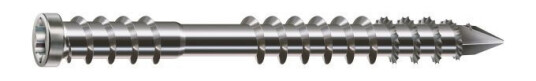 SPAX 0538000600603 Terrasseskrue T25, 100-pakning 6,0 x 60 mm