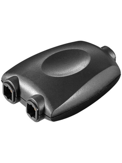 Goobay Toslink Optisk Lydsplitter 2-Hunn Svart