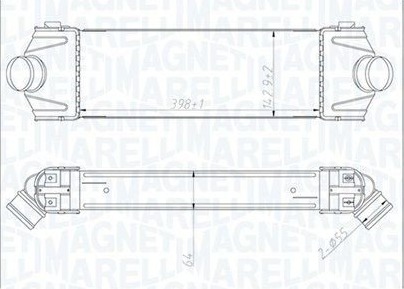Intercooler MAGNETI MARELLI 351319204320