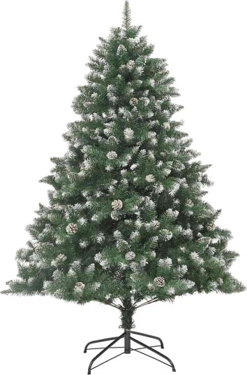  Kunstig juletre grønn 160 x 160 x 240 cm PVC og plast og stål