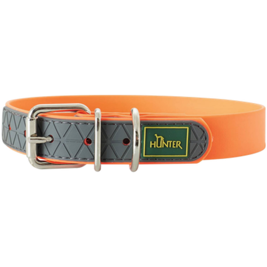 Hunter Hundehalsbånd Convenience XS-S 35cm Neon Orange