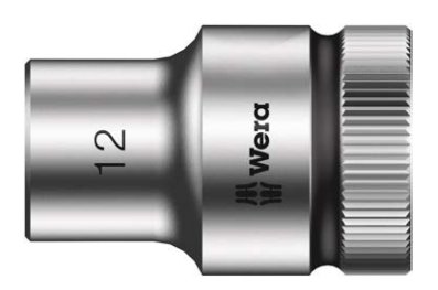 Wera 05003603001, Uttag, 1/4", Metrisk, 1 Huvuden, 12 Mm, Kromvanadinstål Wera 05003603001, Uttag, 1/4", Metrisk, 1 Huvuden, 12 Mm, Kromvanadinstål