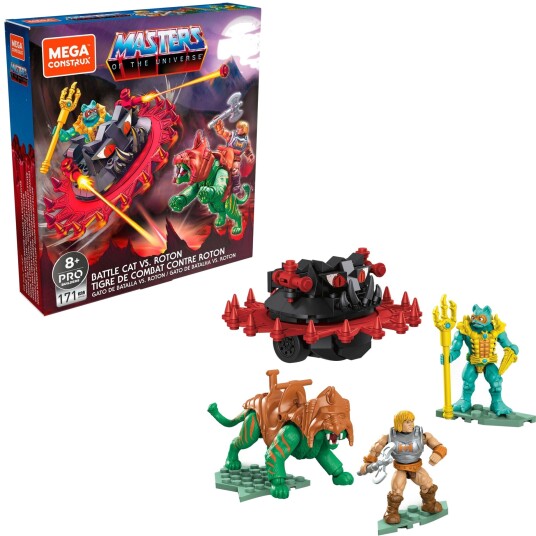 MEGA Construx Masters Of The Universe Byggesett - 171 Deler, 10+ År - Battle Cat Vs. Roton