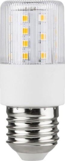 Spl E27 7W dimbar LED rørpære   8cm 806lm klart glass 2700K   Dimbar : Dimbar Kulør : Varm