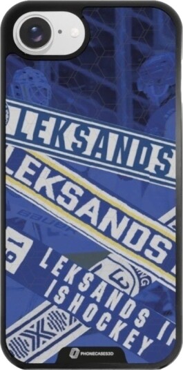 Phonecases3D iPhone 16e Leksands IF 3D mobildeksel, svart