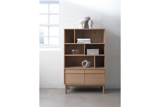 Cyndi Bokhylle 90,1 cm Beige