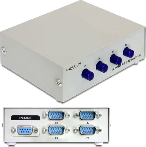 DeLOCK Serial Switch RS-232 4-port manual (4043619875894) DeLOCK Serial Switch RS-232 4-port manual (4043619875894)