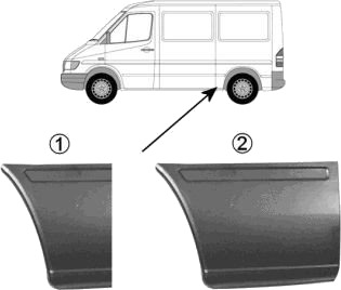 Sidevegg VAN WEZEL 3076139