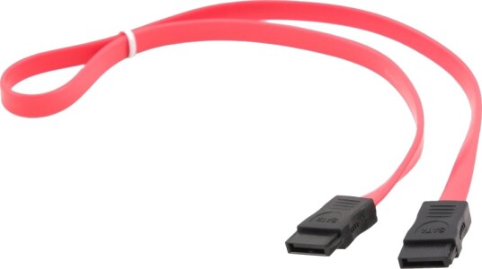 Gembird Cc-Sata-Data-Xl - Sata-Kabel - Serial Ata 150/300/600 - Sata (Hunn) Rett Til Sata (Hunn) Rett - 1 M - Flat