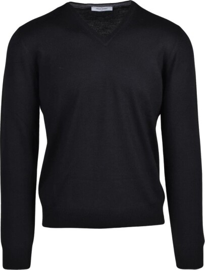 Gran Sasso Herre Strikkevarer Svart S,