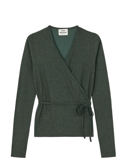 Mads Nørgaard 2X2 Lurex Susi Ls Top - Green - XS Mads Nørgaard 2X2 Lurex Susi Ls Top - Green - XS
