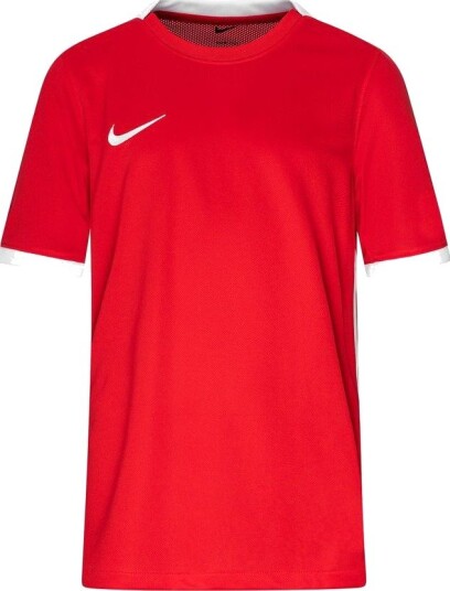 Nike Trenings T Skjorte Dri FIT Challenge IV   Rød/Hvit Barn størrelse XL: 158 170 cm