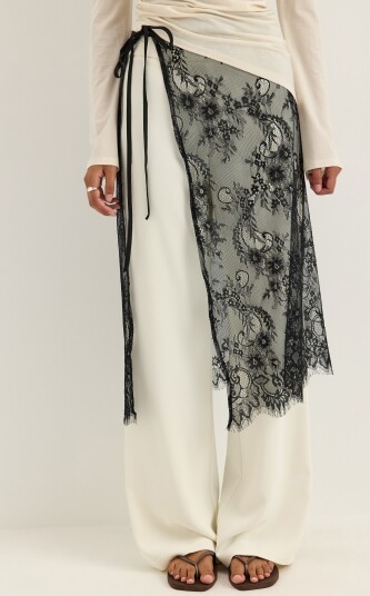 Vila Vialis Wrap Lace Scarf