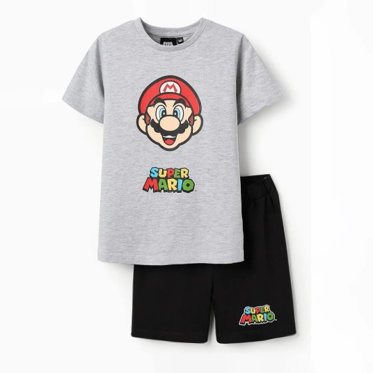 Super Mario Pysjamas - 110 / 5 år - Barn - 100% bomull