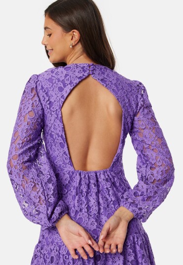 BUBBLEROOM Blanca lace dress Lavender 42