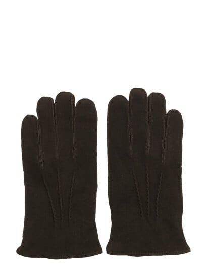 Amanda Christensen Suede Gloves - Brown - 9 Amanda Christensen Suede Gloves - Brown - 9