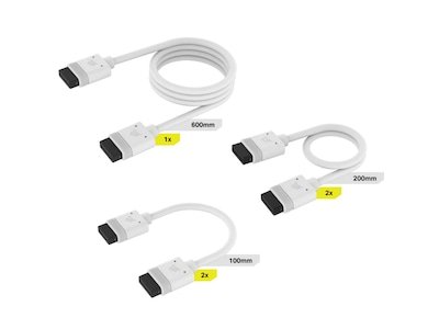iCUE LINK Kabel Kit (hvit) iCUE LINK Kabel Kit (hvit)