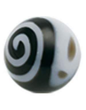 Hypnotize Me Svart Akrylkule 6 x 1,6 mm