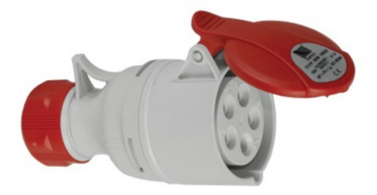 Pawbol Stikkontakt 16A 3Pol+N+J 230V/400V IP44 Pawbol Stikkontakt 16A 3Pol+N+J 230V/400V IP44