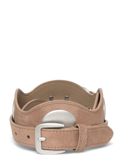 Gina Tricot Buckle Detail Belt - Brown - XS/S