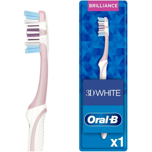 Oral B Whitening Tannbørste 3D White Brilliance Medium