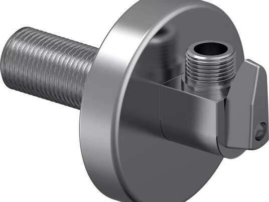 Uponor Smart Aqua PLUS Albue 1/2" x 3/8", Med avstegning og rosett