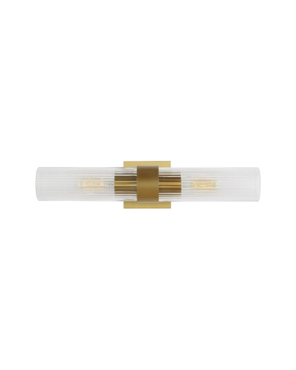 Visual Comfort Geneva Linear Sconce Brass