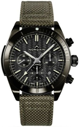 Norqain Herreklokke NB1200B21C/B123/10KC.20B Adventure Sort/Lær Ø42 Norqain Herreklokke NB1200B21C/B123/10KC.20B Adventure Sort/Lær Ø42