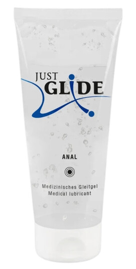 Just Glide Anal Vannbasert Glidemiddel 200 ml
