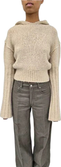Rick Owens Dame Strikkevarer Beige M,