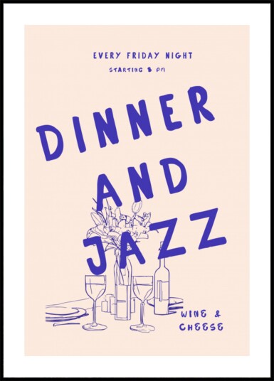 Jazz Night Feast Plakat / 30x40