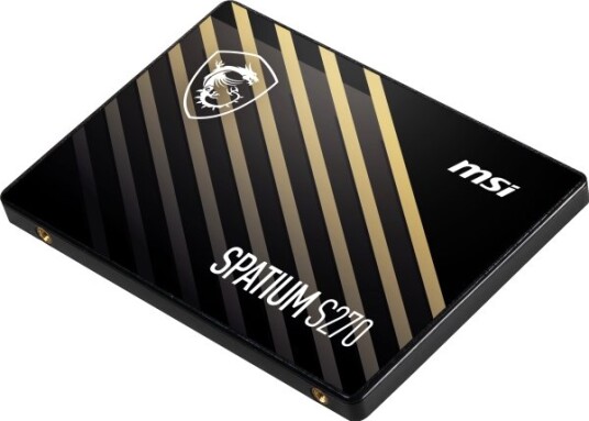 MSI Spatium S270 480GB SATA 2.5" SSD med 6 Gbit/s Dataoverføringshastighet