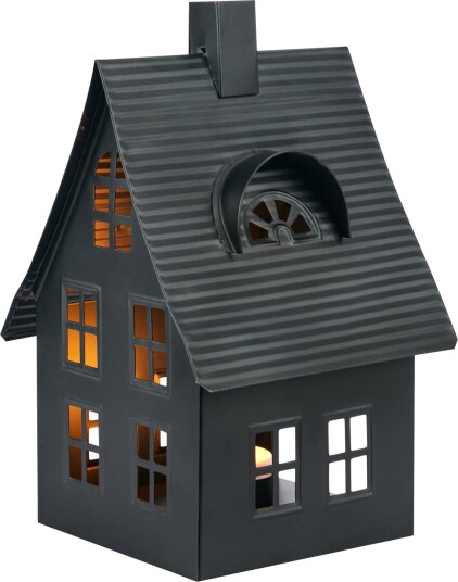 Markslöjd Luton lyshus 1 lys 23 cm svart Markslöjd Luton lyshus 1 lys 23 cm svart