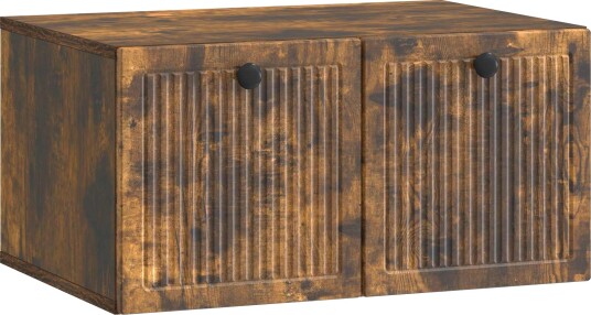  Vegghengt TV skap Røkt Eik 59,5 x 41 x 30 cm Konstruert tre