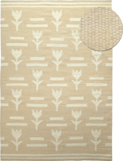 Ullteppe Tomar beige/krem Størrelse: 80 x 150 cm
