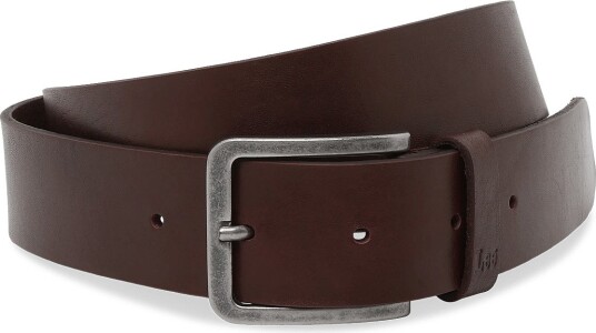 Lee Jeans Embossed Logo Belt Brown 90