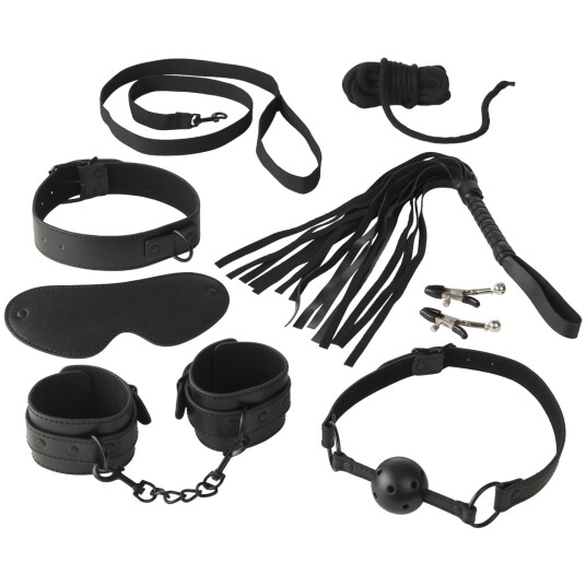 baseks Kinky Bondagesett        - Svart