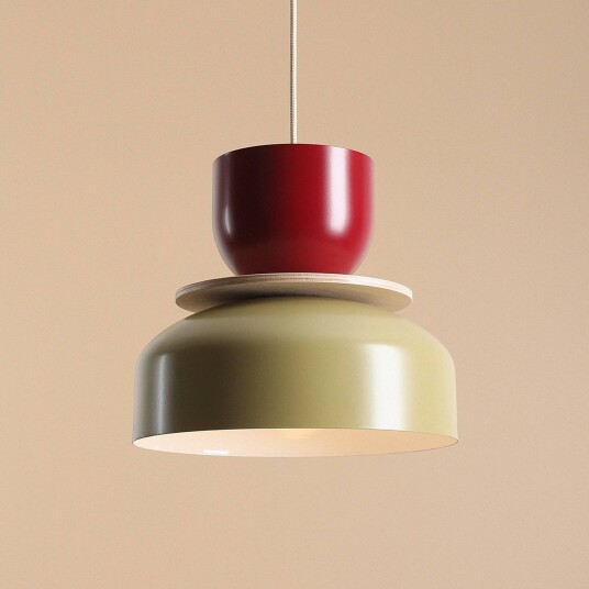 ALDEX Uto hengelampe beige brun/mørkerød ALDEX Uto hengelampe beige brun/mørkerød
